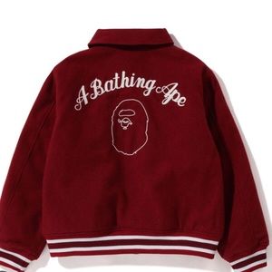Bathing Ape Varsity Jacket!! Brand new and ready to ship! HAS NOT BEEN WORN!